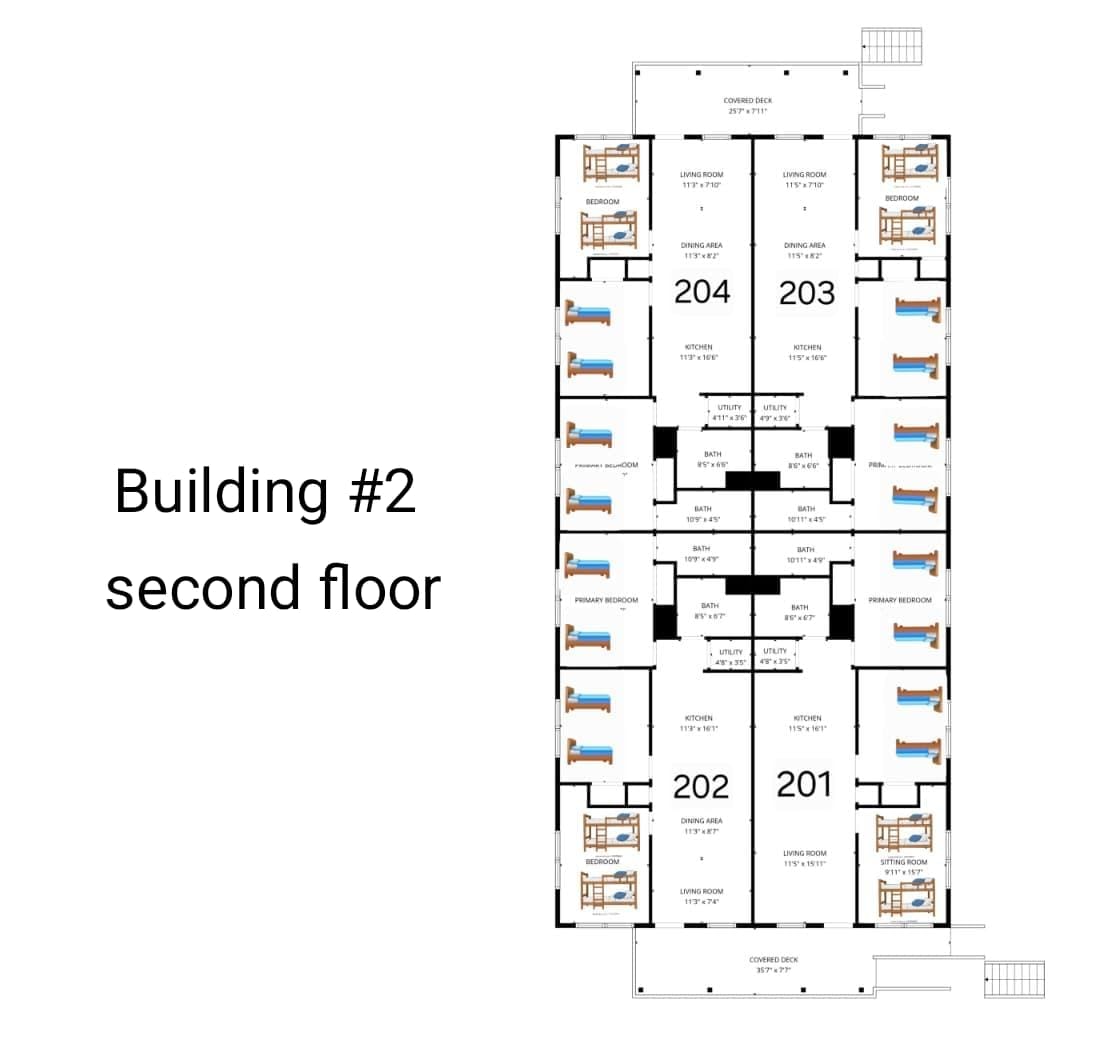 Hillcrest Manor floor plan 4