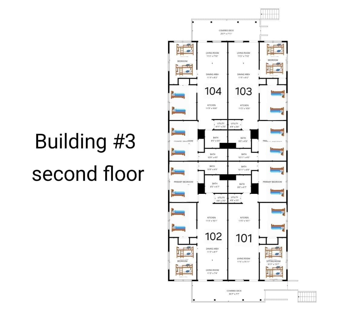 Hillcrest Manor floor plan 6